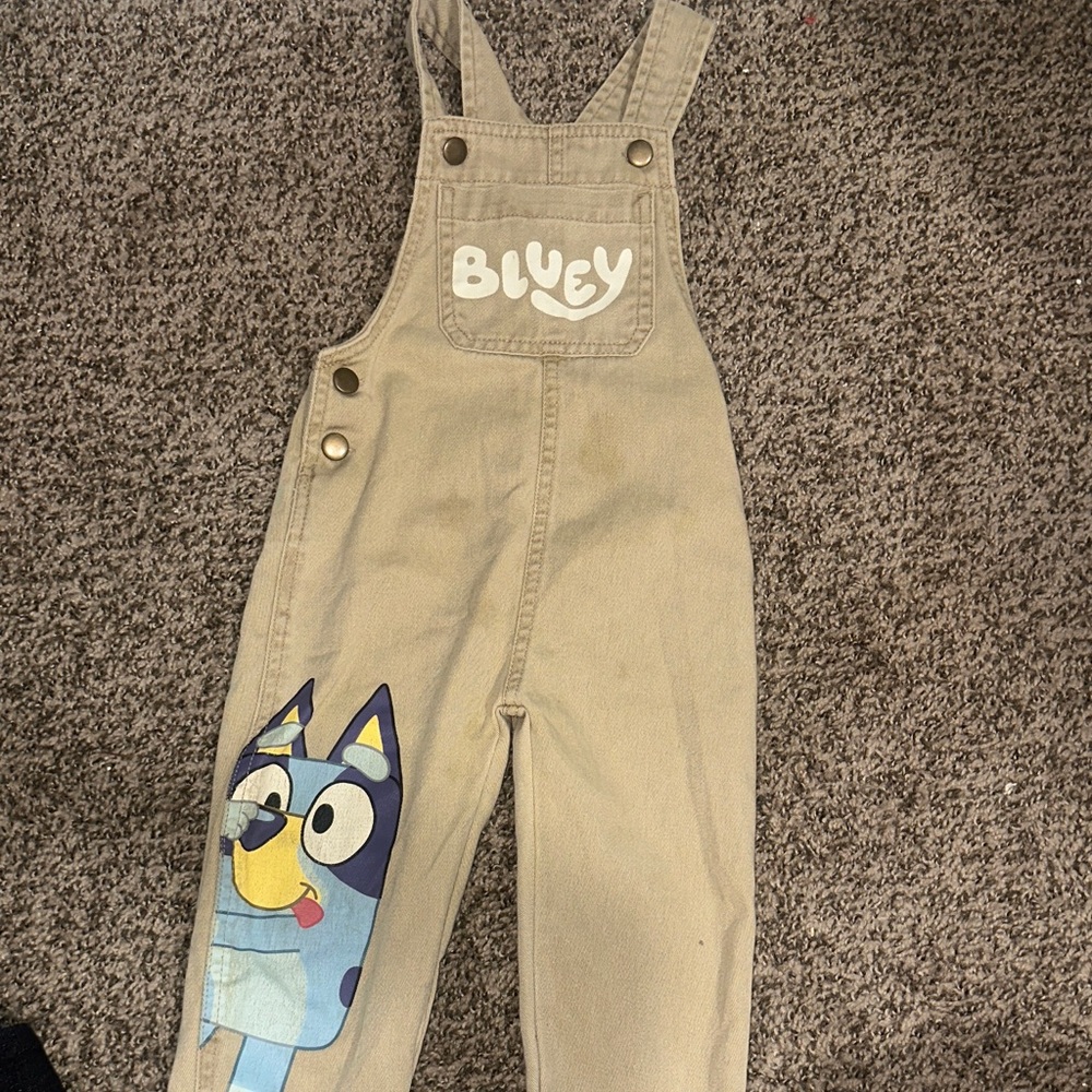 Kids Overalls - Tan